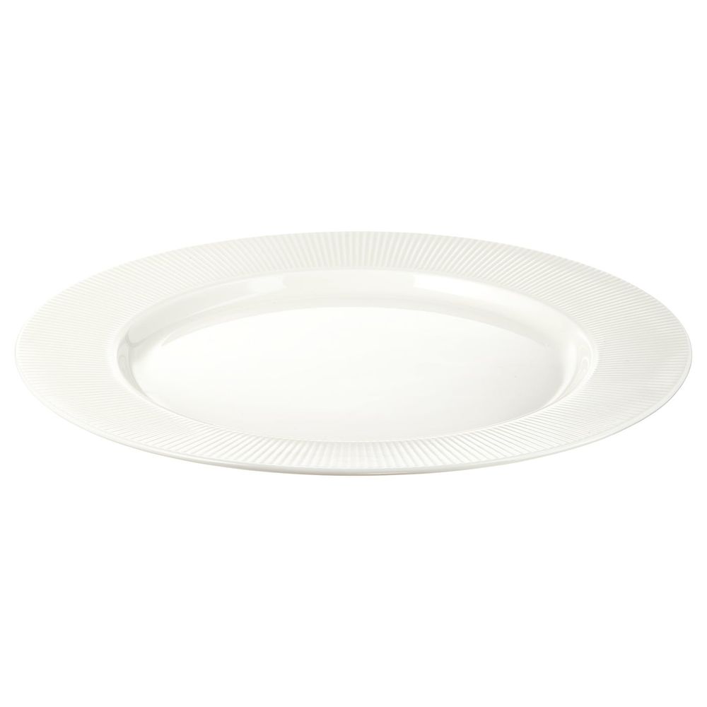 Тарелка, белый 28 см IKEA OFANTLIGT ОФАНТЛИГТ 403.624.24 - фото 1