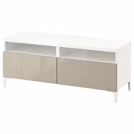 BESTÅ Тумба под ТВ, с ящиками