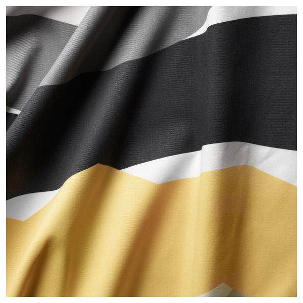 Гардины, 1 пара ОДДВЕЙГ, белый, разноцветный (145x300 см) - фото 5