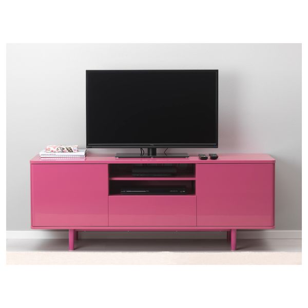 Тумба под ТВ МОСТОРП, розовый (159x46 см) - фото 2