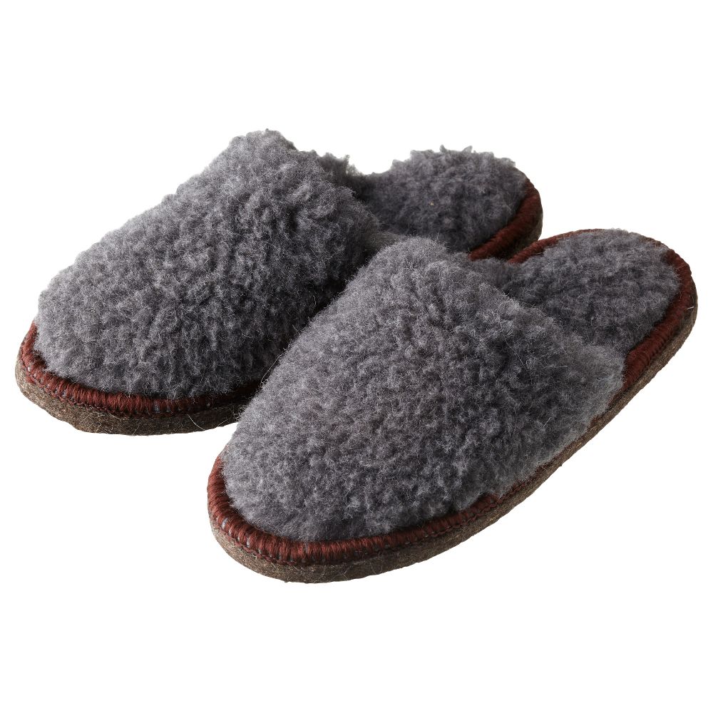 Тапочки ФЕГЕН, серый - схема-чертеж с размерами