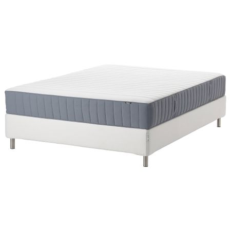 Тахта, 140x200 см, белый, жесткий голубой IKEA ESPEVÄR, VALEVÅG 993.897.04