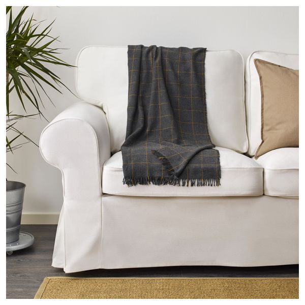 Плед ВОРКРАГЕ, серый (110x170 см) - фото 3