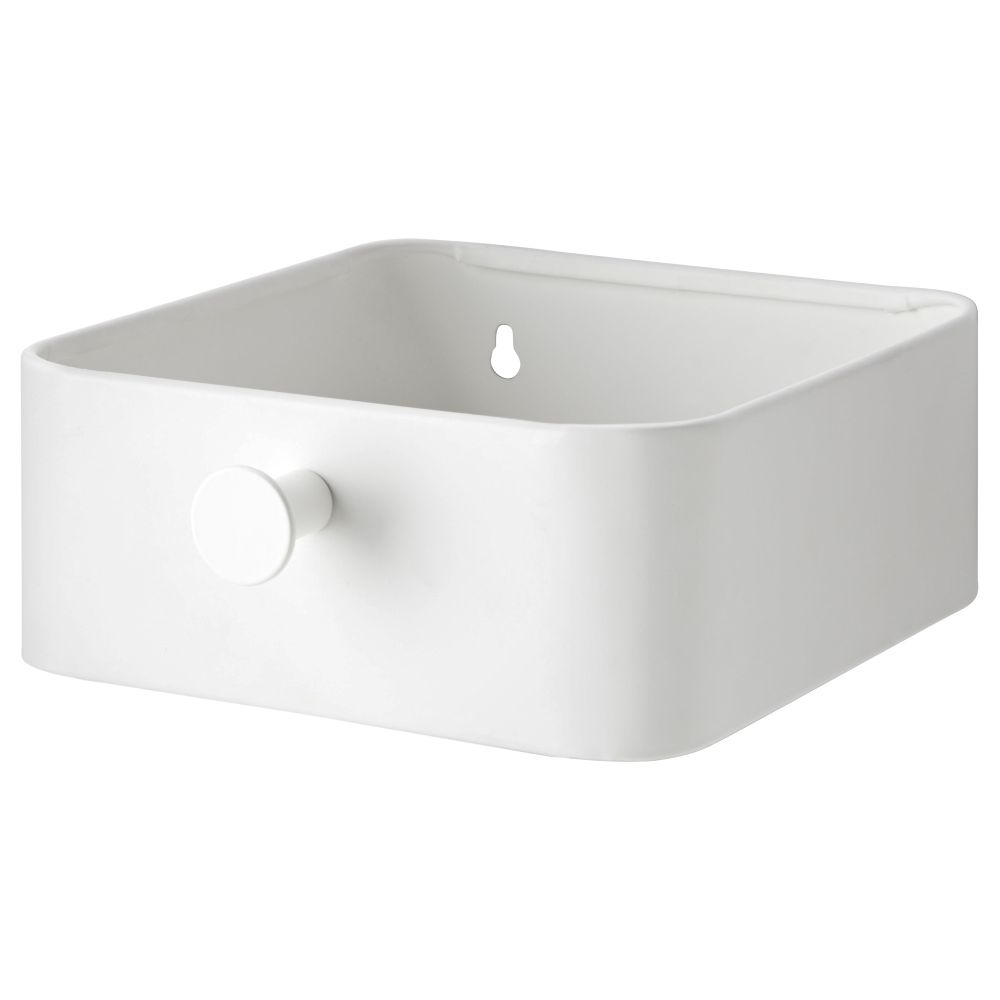 Модуль настенный с ручкой ЭНУДДЭН, белый (15x17 см) - фото 1