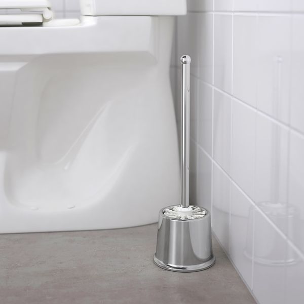 Щетка для унитаза, под хром IKEA VOXNAN ВОКСНАН 503.497.81 - схема-чертеж с размерами