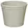 KÖRSBÄRSBJÖRK КЁРСБЭРСБЬЁРК Кашпо - светлый серо-бежевый 9 см