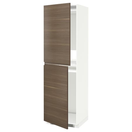 Высокий шкаф для холодильник, морозильник, 60x60x200 cm IKEA METOD МЕТОД 391.158.06