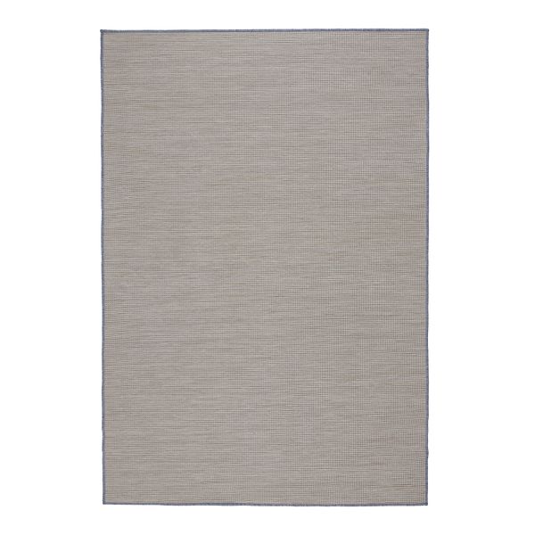 Ковер безворсовый, для дома, улицы, бежевый, голубой, 133x195 см IKEA VRENSTED ВРЕНСТЕД 204.951.99 - фото 3