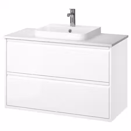 ÄNGSJÖN ЭНГШЁН / BACKSJÖN БАККШЁН Шкаф с ящиками/раковина/смеситель