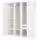PAX / GULLABERG Гардероб, комбинация - белый/белый 200x60x236 см
