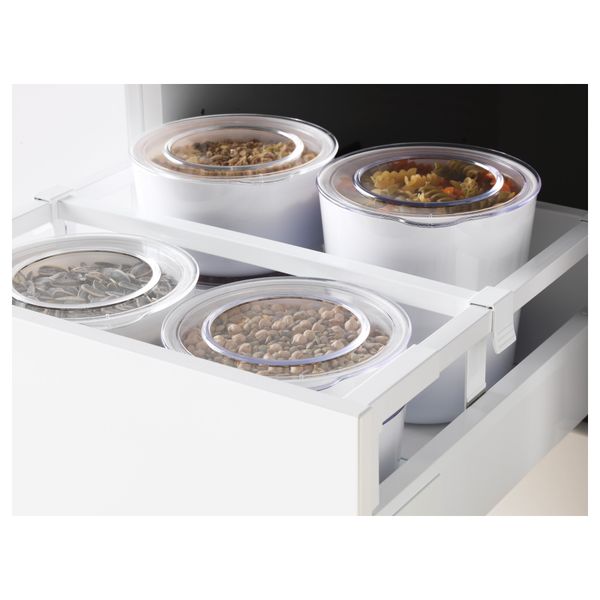 Высокий шкаф с ящиками МЕТОД / МАКСИМЕРА, черный, Лаксарби черно-коричневый - фото 2