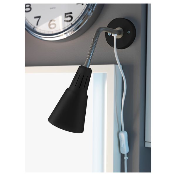 Настенный софит, лампа с зажимом КВАРТ, черный - фото 8