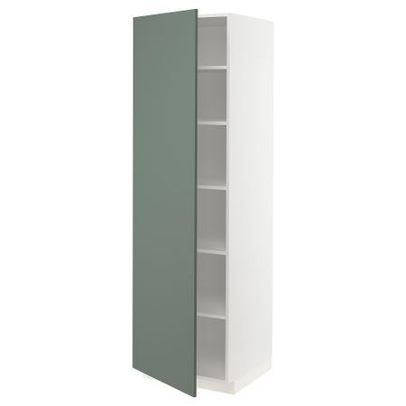 Высокий шкаф с полками, 60x60x200 cm IKEA METOD МЕТОД 794.637.71