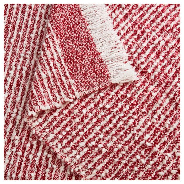 Плед ИНГЕГЬЕРД, красный (120x180 см) - схема-чертеж с размерами