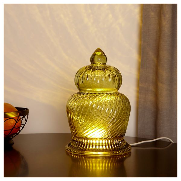 Настольная лампа, светодиодная ВОРБИ, зеленый (23 см) - фото 2