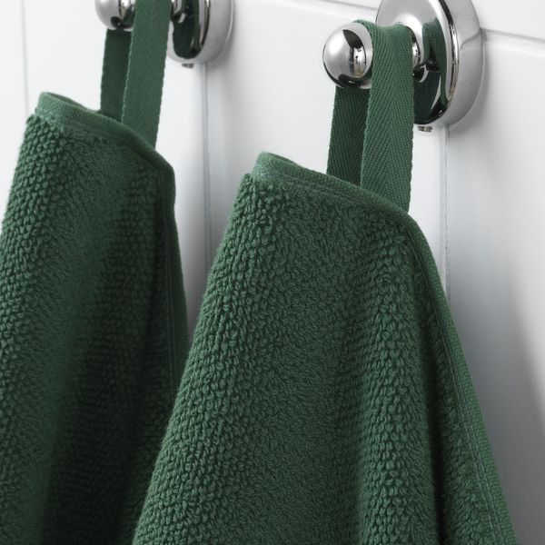 Полотенце, зеленый 30x50 см IKEA ВИКФЬЕРД 104.052.60 - схема-чертеж с размерами