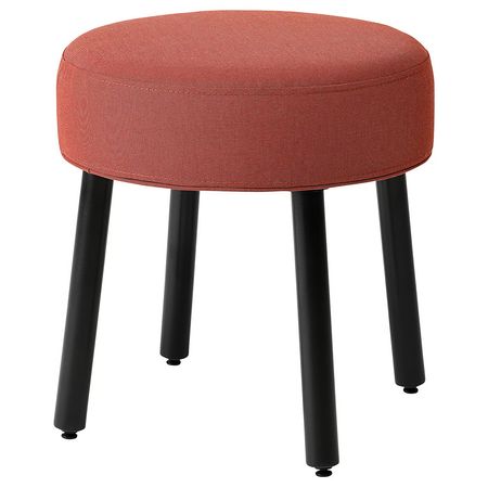 MÖRTFORS Пуф - Diseröd красный 47x47 см