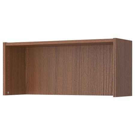 Верхняя полка, 80x28x35 см, коричневый ясеневый шпон IKEA BILLY БИЛЛИ 603.233.61