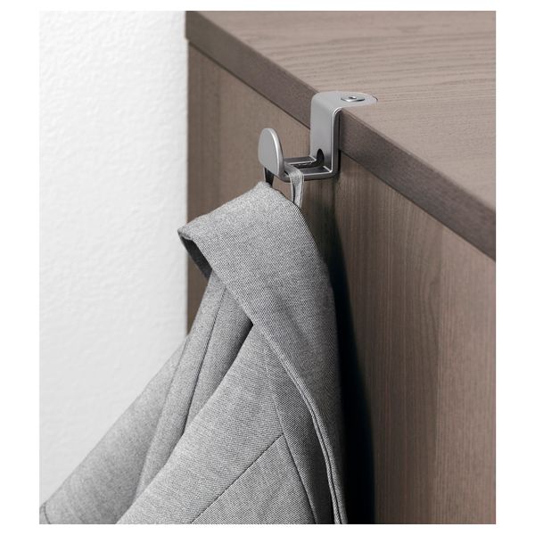 Комбинация для хранения с дверцами ГАЛАНТ, серый (160x200 см) - фото 4