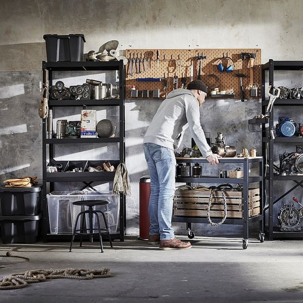 Стеллаж, черный IKEA BROR БРУР 592.961.94 - фото 6