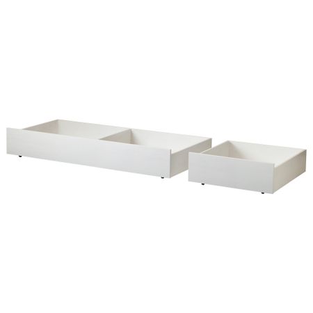 Кроватный ящик, 2 шт. БРУСАЛИ, белый (200 см)