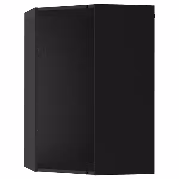 METOD Каркас навесного углового шкафа - черно-серый 68x37x100 см - фото 1