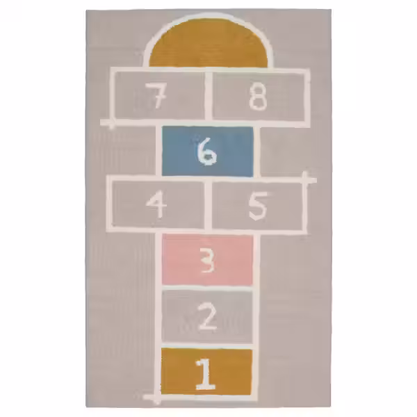 STÄPPSPARV СТЭППСПАРВ Ковер - бежевый 100x160 см - фото 1