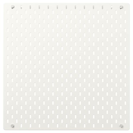 Настенная панель, белый 56x56 см IKEA SKÅDIS СКОДИС 903.621.34