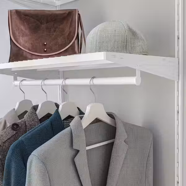 BOAXEL Проволочная полка - белый 60x40 см - схема-чертеж с размерами