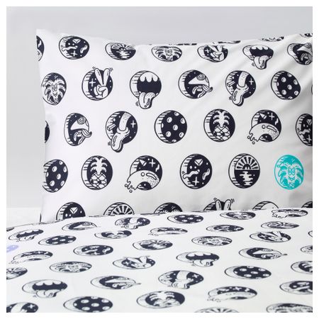 Пододеяльник и 1 наволочка СТУНСИГ, креатив (150x200/50x70 см)