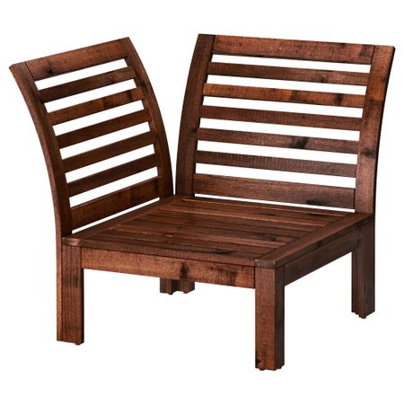 Садовая угловая секция ЭПЛАРО, коричневый коричневая морилка