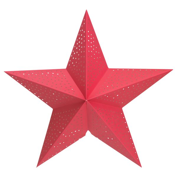 Абажур, точечный красный, 48 см IKEA СТРОЛА 904.442.72 - фото 1