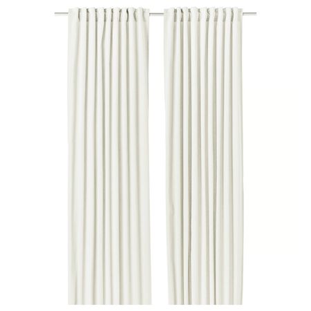 SANELA Гардины, 2 шт. - белый с оттенком/с лентой 140x300 см
