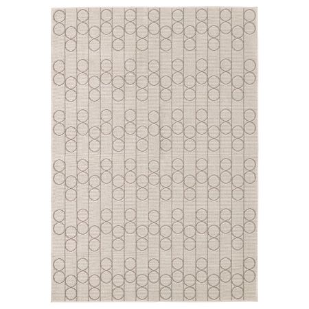 Ковер безворсовый, бежевый 160x230 см IKEA RINDSHOLM РИНДСХОЛЬМ 704.480.49