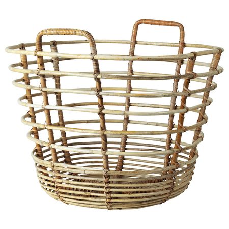 Корзина с ручками, ротанг IKEA СОЛБЛЕКТ 004.613.84