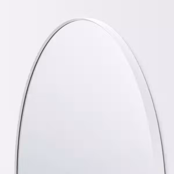 LINDBYN Зеркало - белый 80 см - схема-чертеж с размерами