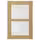 FORSBACKA Стеклянная дверь - дуб 40x60 см