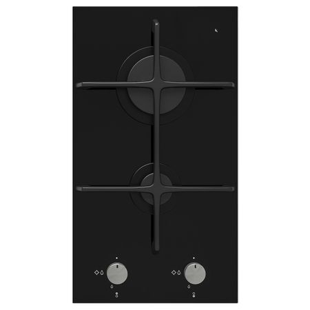 Газовая панель "домино", 2 конфорки, черный, 29 см IKEA МЁЙЛИГ 402.371.52