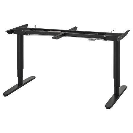 Подстолье-трансформер для/столешницы, черный 160x80 см IKEA BEKANT БЕКАНТ 703.844.86