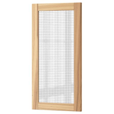 Стеклянная дверь ТОРХЭМН, естественный ясень