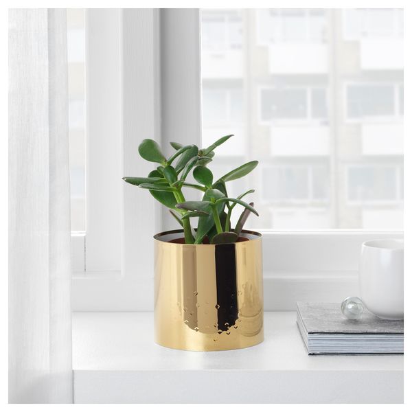 Кашпо ВИНТЕР 2018, золотой - фото 2