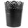 Кашпо СКУРАР, д/дома/улицы, черный (10.5 см)