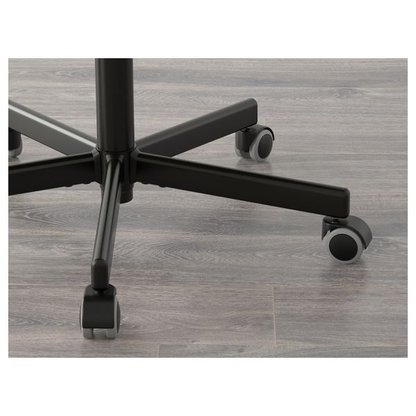 Рабочий стул ТОРКЕЛЬ, Бумстад черный черный - схема-чертеж с размерами