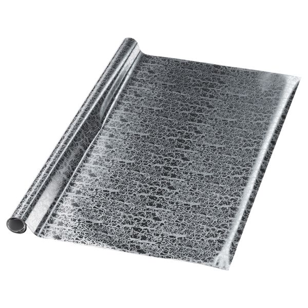 Рулон оберточной бумаги ВИНТЕР 2017, под антик, серебристый (2x0.7 м) - фото 1