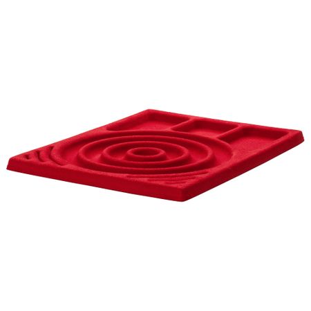 Вставка для украшений для выдвижной полки КОМПЛИМЕНТ, красный (50x58 см)