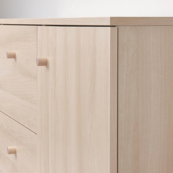 Сервант, под березу 180x79 см IKEA ERSNÄS ЭРСНЕС 305.067.48 - фото 6