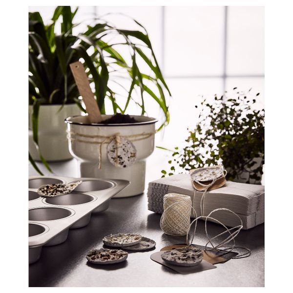 Кашпо, для дома, улицы/белый 15 см IKEA CITRONSYRA ЦИТРОНСЮРА 303.874.01 - фото 6