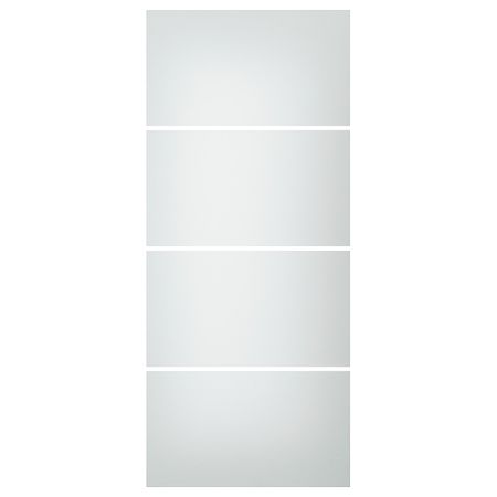 4 панели для рамы раздвижной дверцы, белый под бумагу 100x236 см IKEA SVARTISDAL СВАРТИСДАЛЬ 004.832.77