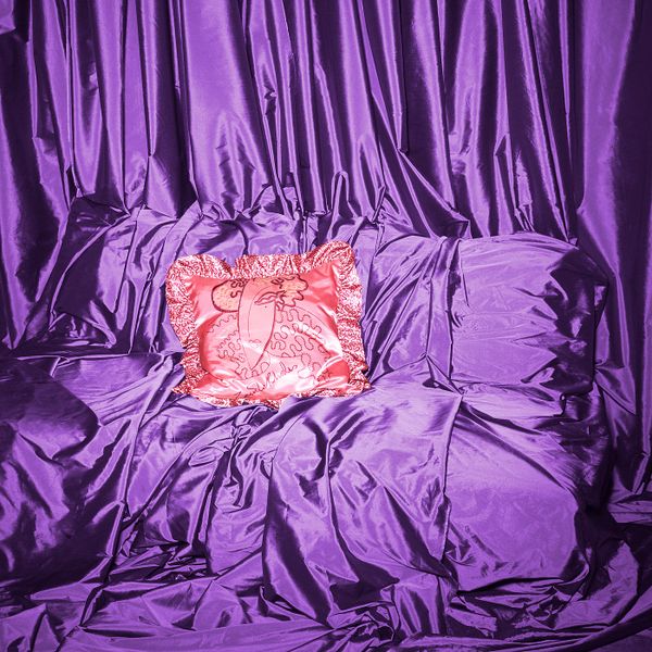 Чехол на подушку, розовый 50x50 см IKEA KARISMATISK КАРИСМАТИСК 804.991.56 - схема-чертеж с размерами