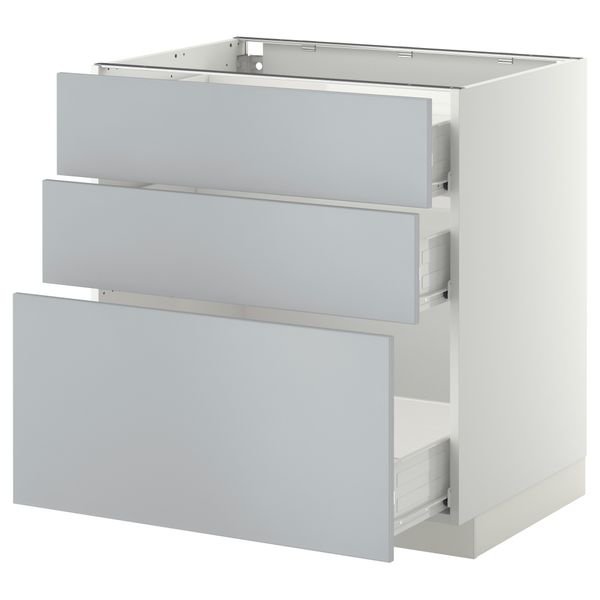 IKEA, вид спереди - схема-чертеж с размерами